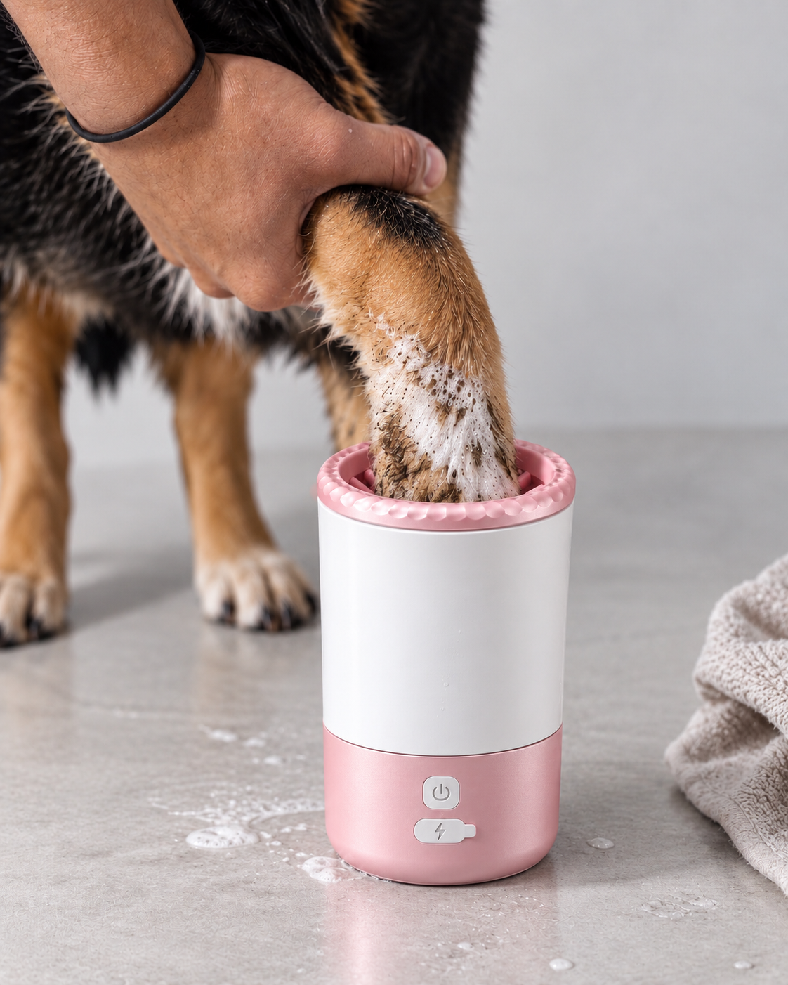 PawClean – מנקה כפות אוטומטי לכלבים
